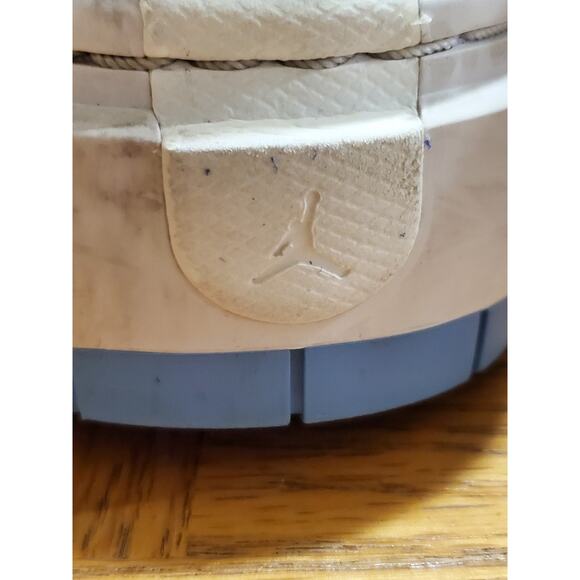 Nike Air Jordan Low Sneakers – White/Blue – Men’s Size 8 (US) – Style Code DQ398 - Picture 6 of 12